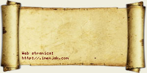 Lena Komar vizit kartica